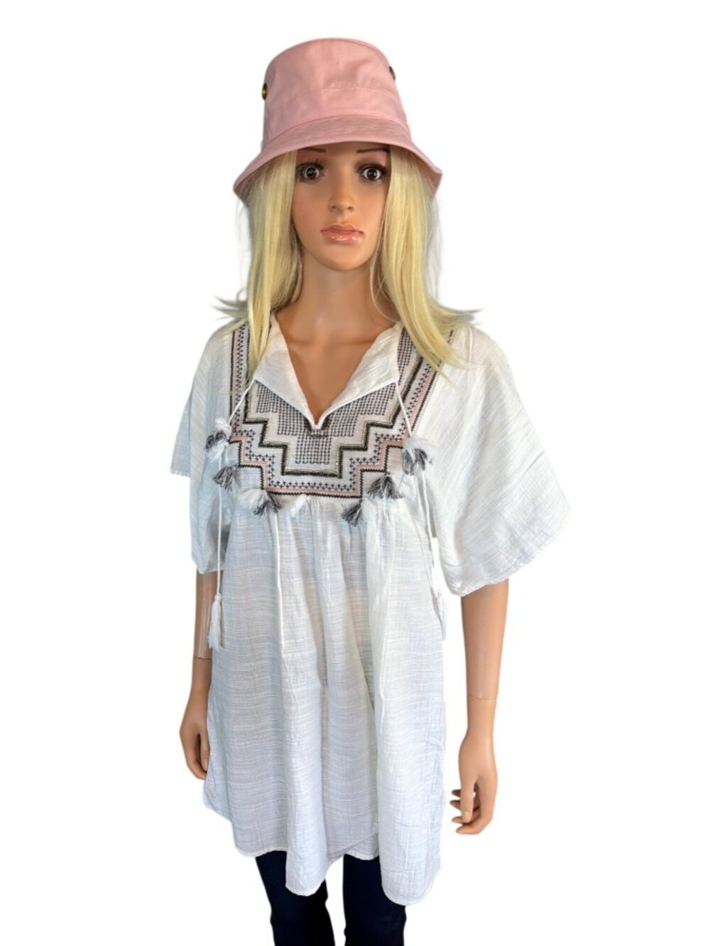 NWOT Tilley The Iconic T1 Bucket - Light Pink 7 1/2 60cm Large New - Picture 1 of 16